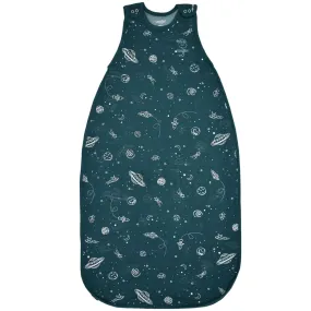 4 Season® Big Kid Sleep Bag, Merino Wool & Organic Cotton, 4 - 6 Years, Space - GLOW IN THE DARK