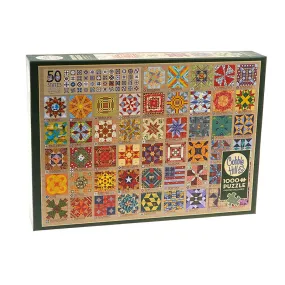 50 States Quilt Blocks Puzzle