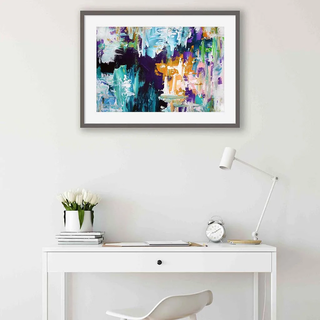 Abstract 169 Framed Art