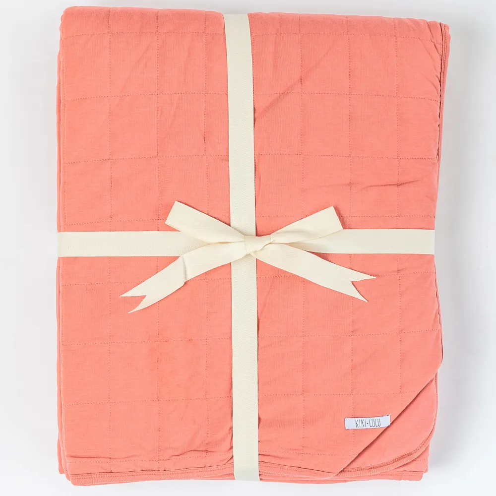 Adult Quilted Blanket - Dusty Rose