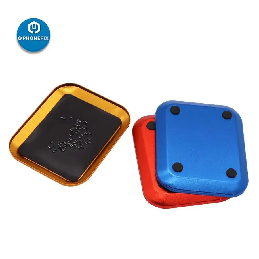 Aluminium Alloy Magnetic Screw Tray Plate For RC Phone Repair