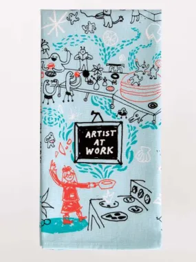 Artist At Work Dish Towel