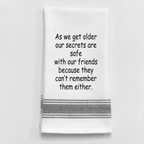 As We Get Older Guest Towel