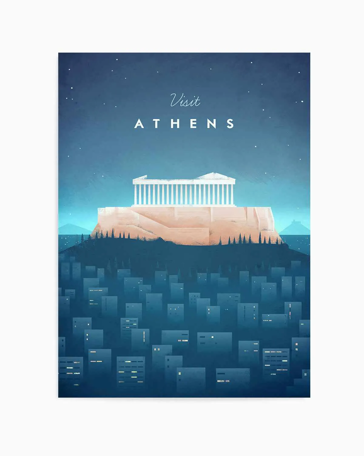 Athens by Henry Rivers Art Print