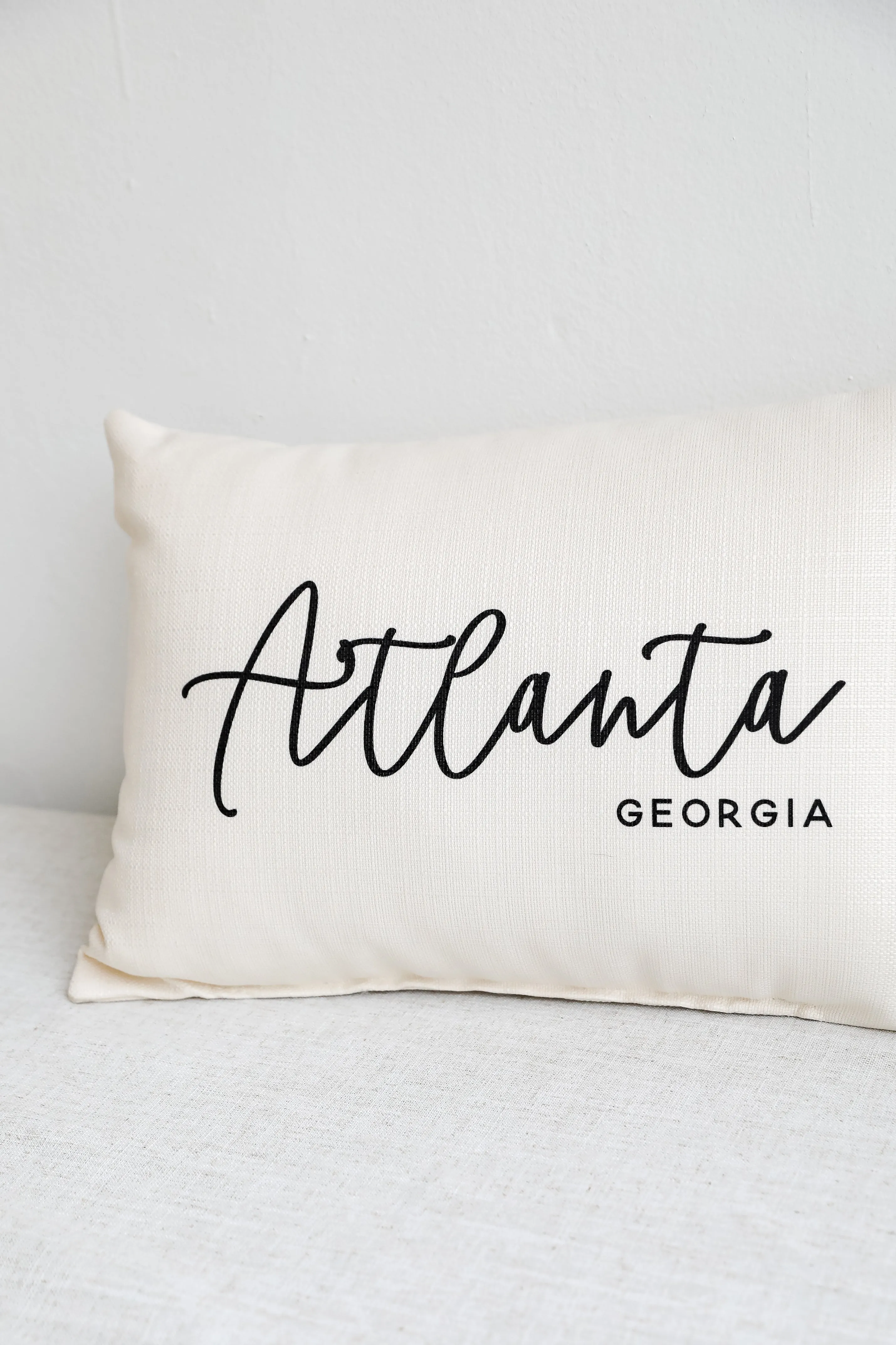 Atlanta Script Pillow