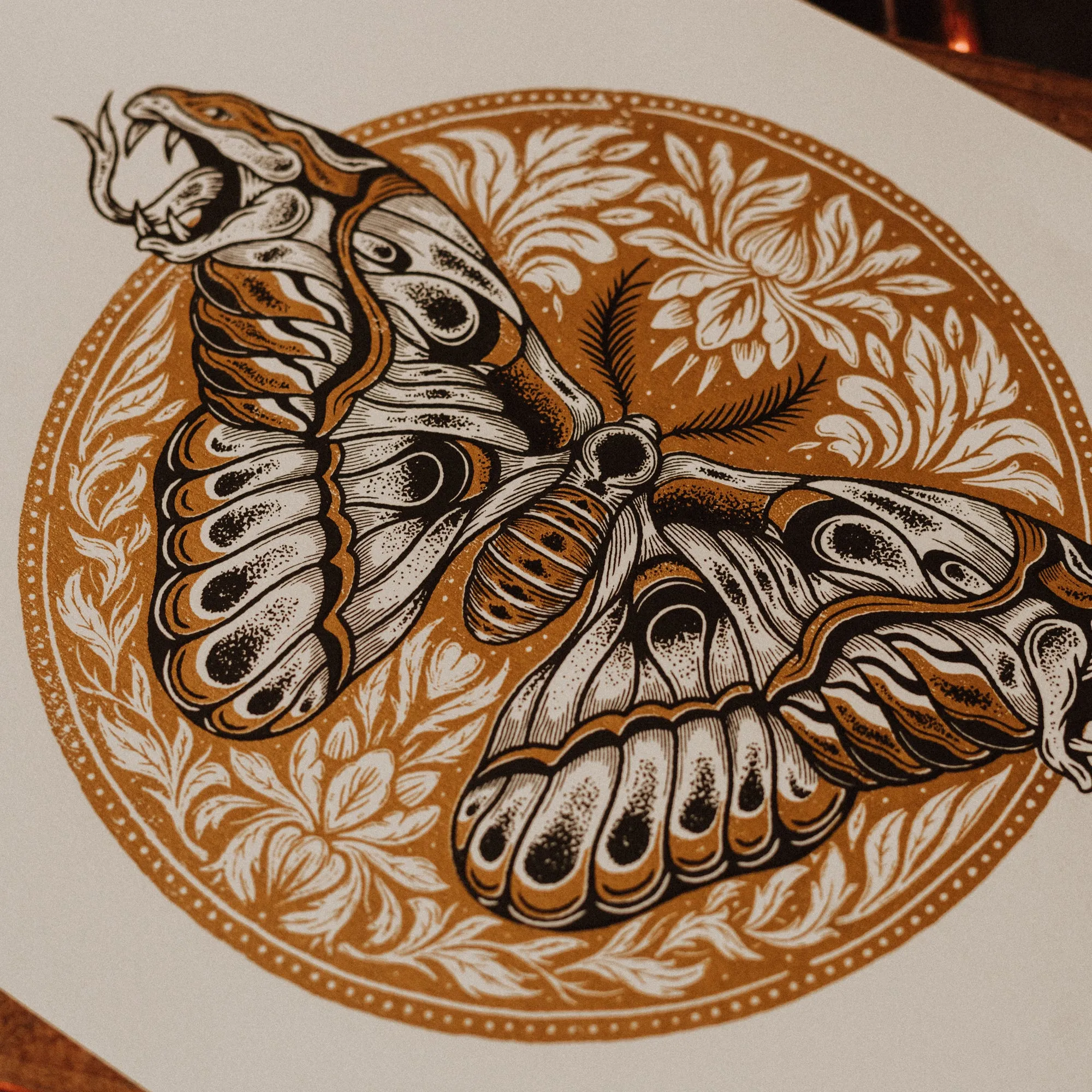 ATTACUS ATLAS - A3 SCREEN PRINT