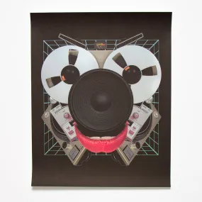 Audio Face - Art Print