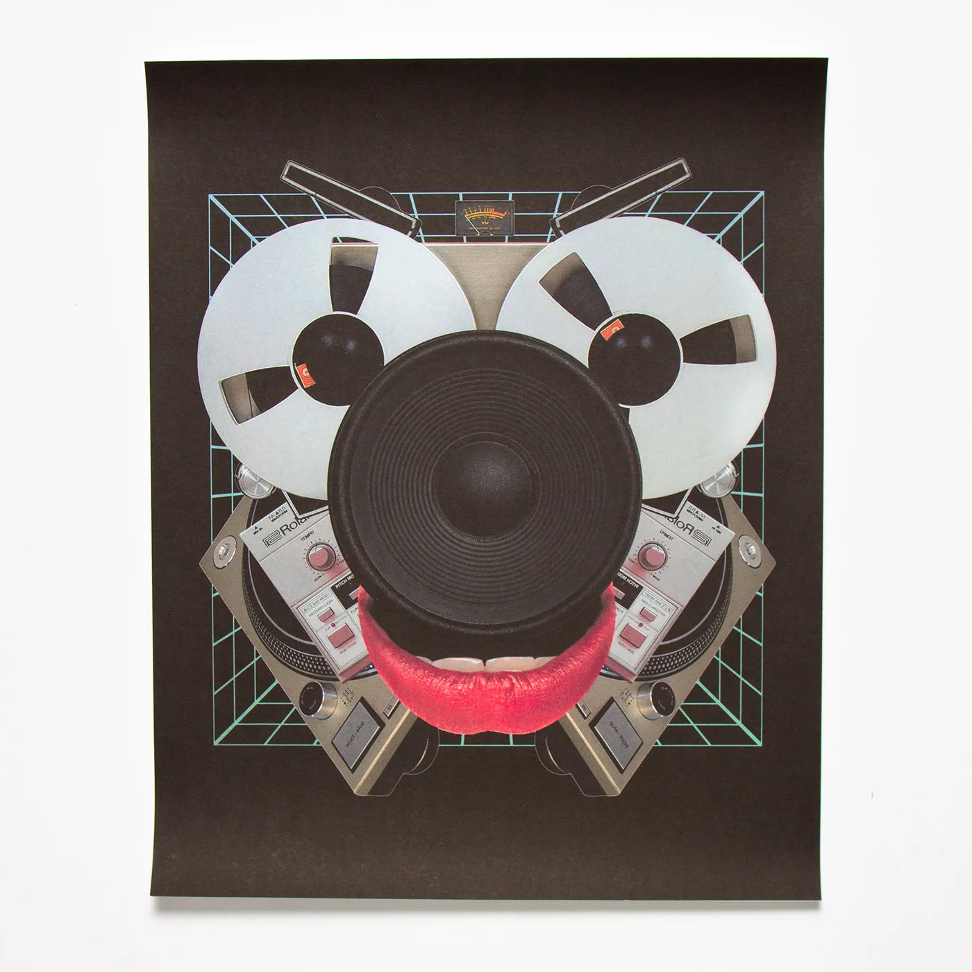 Audio Face - Art Print