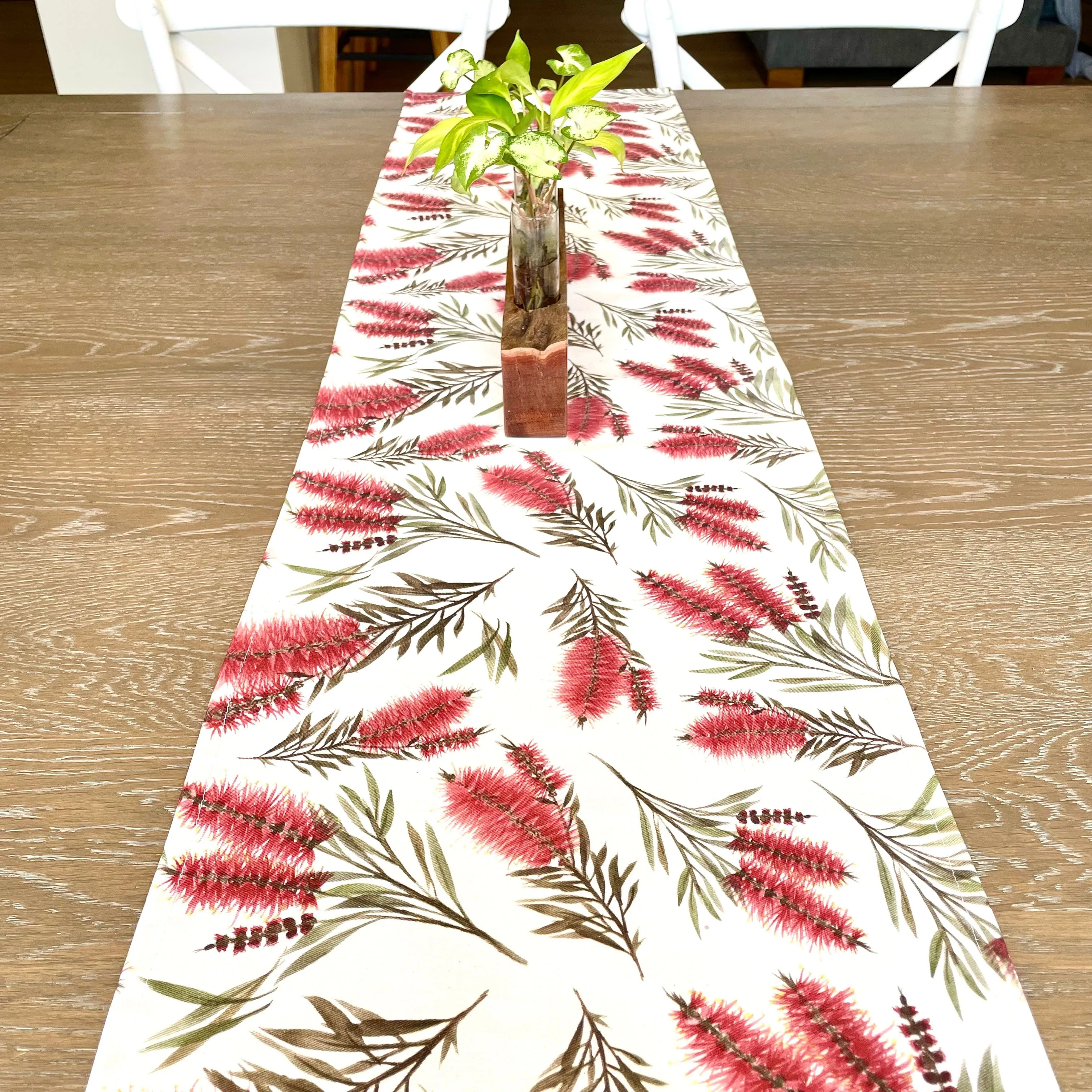 Australian Bottlebrush Table Runner