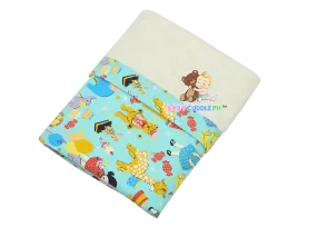 Baby Dolls in Teal - Babycuddle Minky Blanket