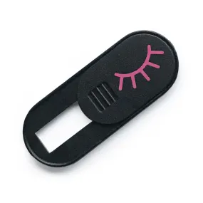 Bad Guy Blocker: Black with Pink Lashes