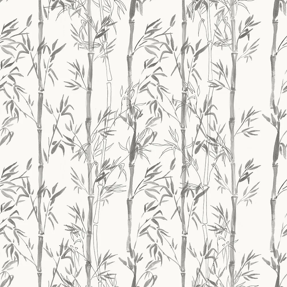 Bamboo Branches, Style B, Wallpaper