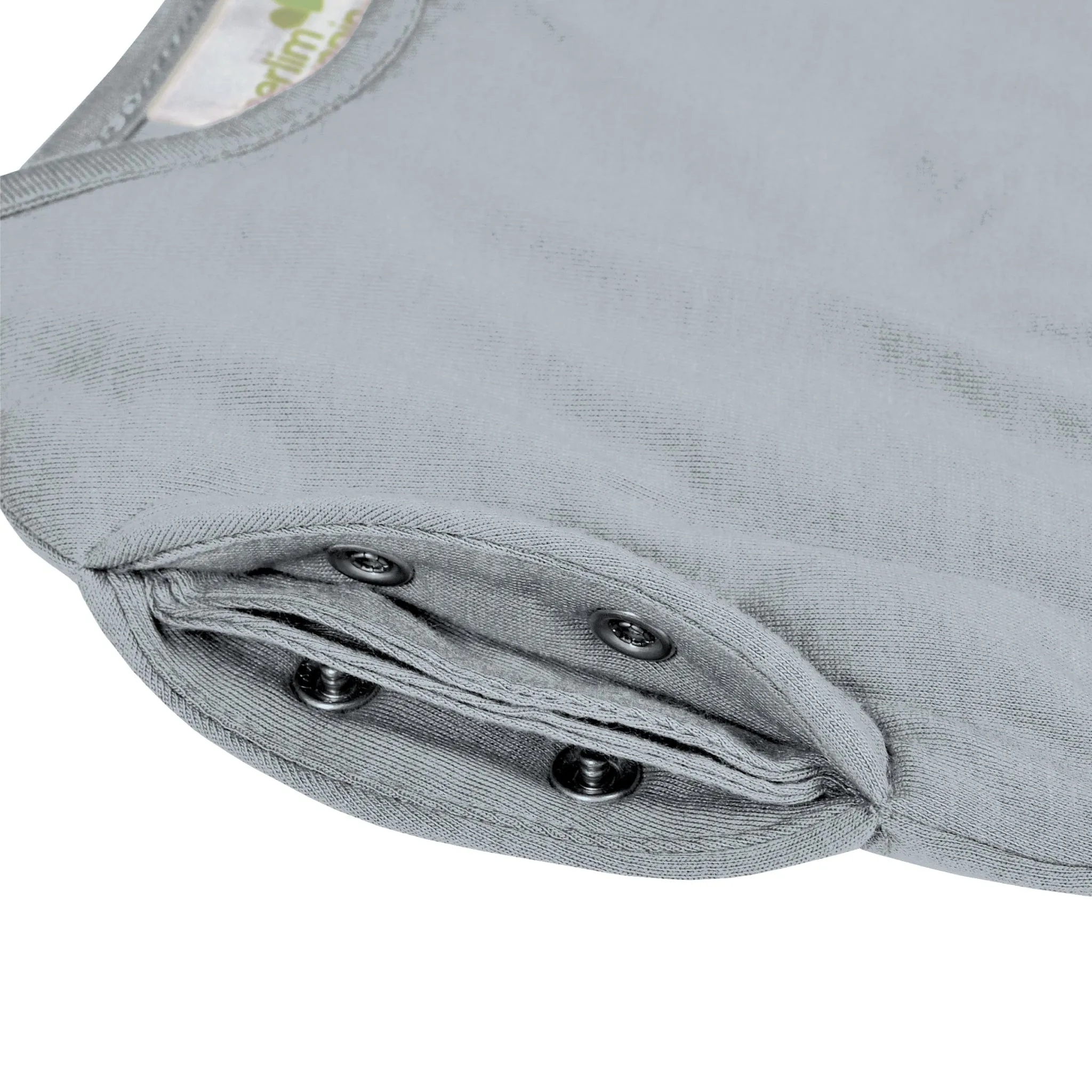 Bamboo newborn sleep sack - Pebble Gray (1.0 tog)