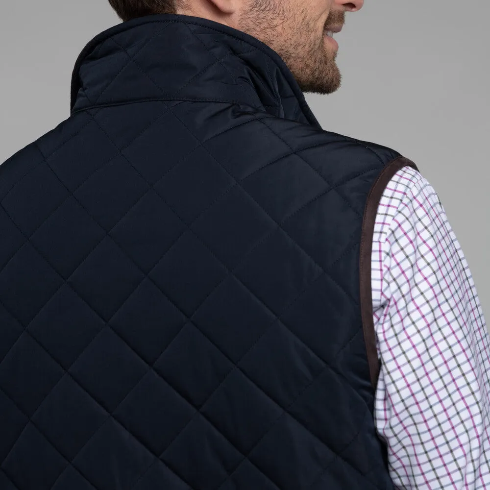 Barrowden Quilt Gilet - Midnight