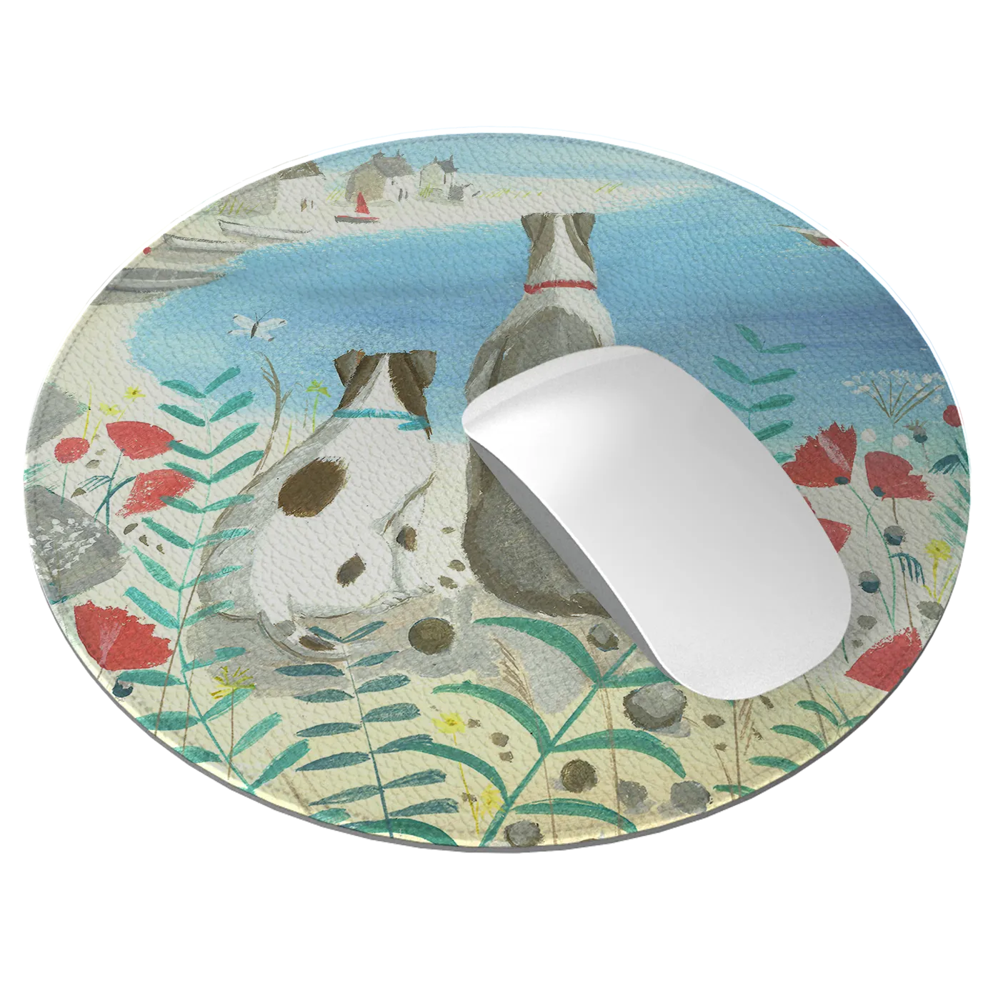 Beach Dogs Mouse Mat By Mary Stubberfield