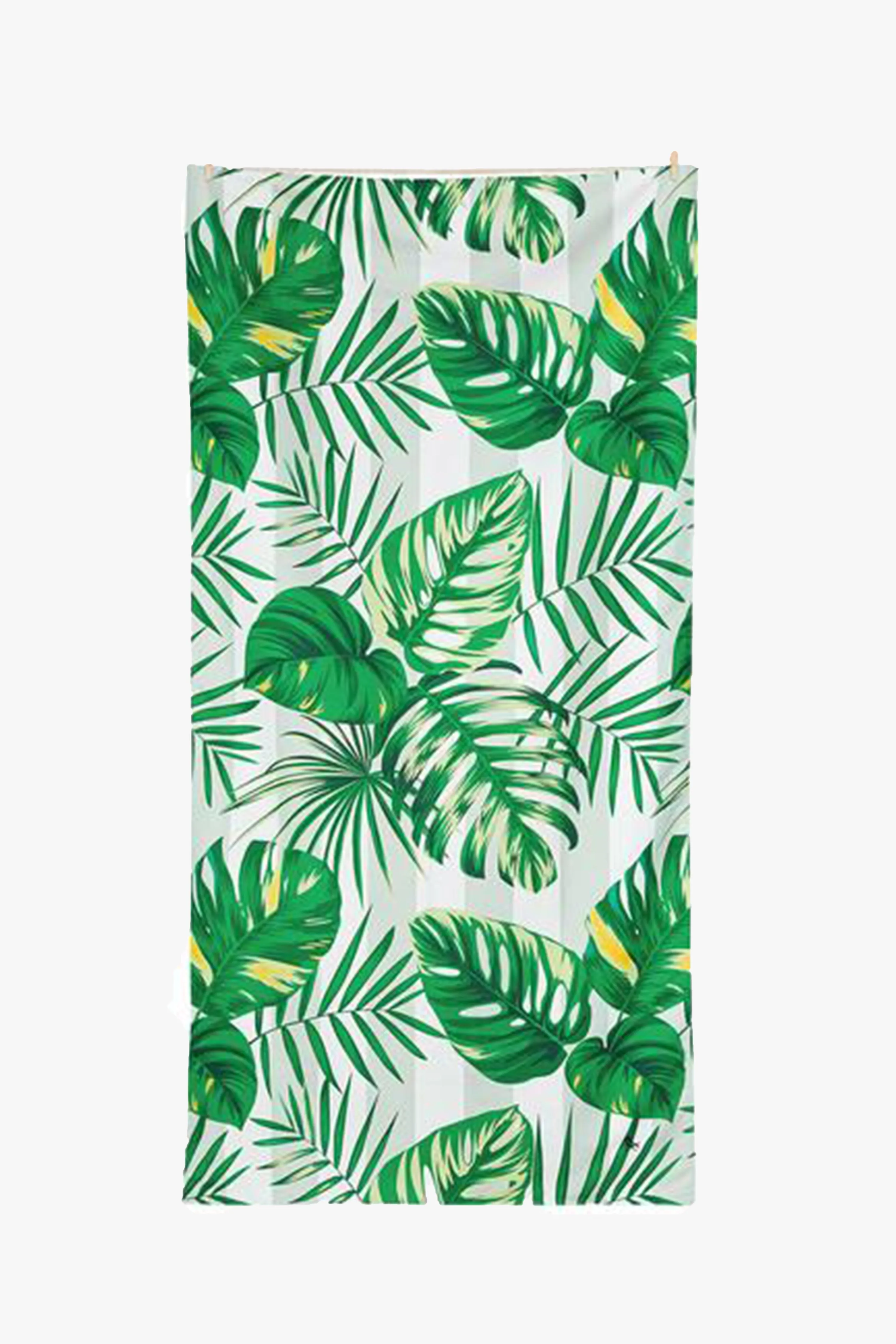 Beach Towel Botanical Collection Large Green Palm Dreams