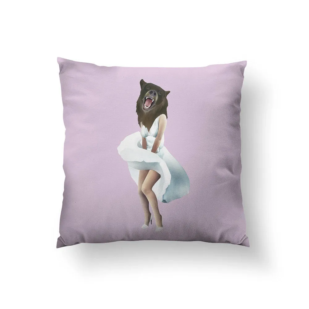 Bearilyn Throw Pillow