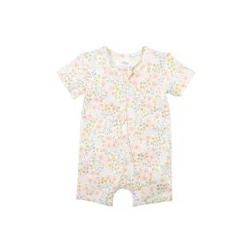 Bebe Baby Sunday Organic SS Romper - Sunday Print