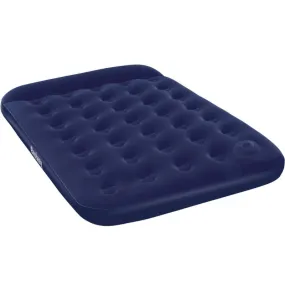 Bestway Double Velor Mattress With Pump 191X137X28Cm - Navy Blue