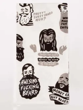 BlueQ "Awesome Fucking Beard" Dish Towel