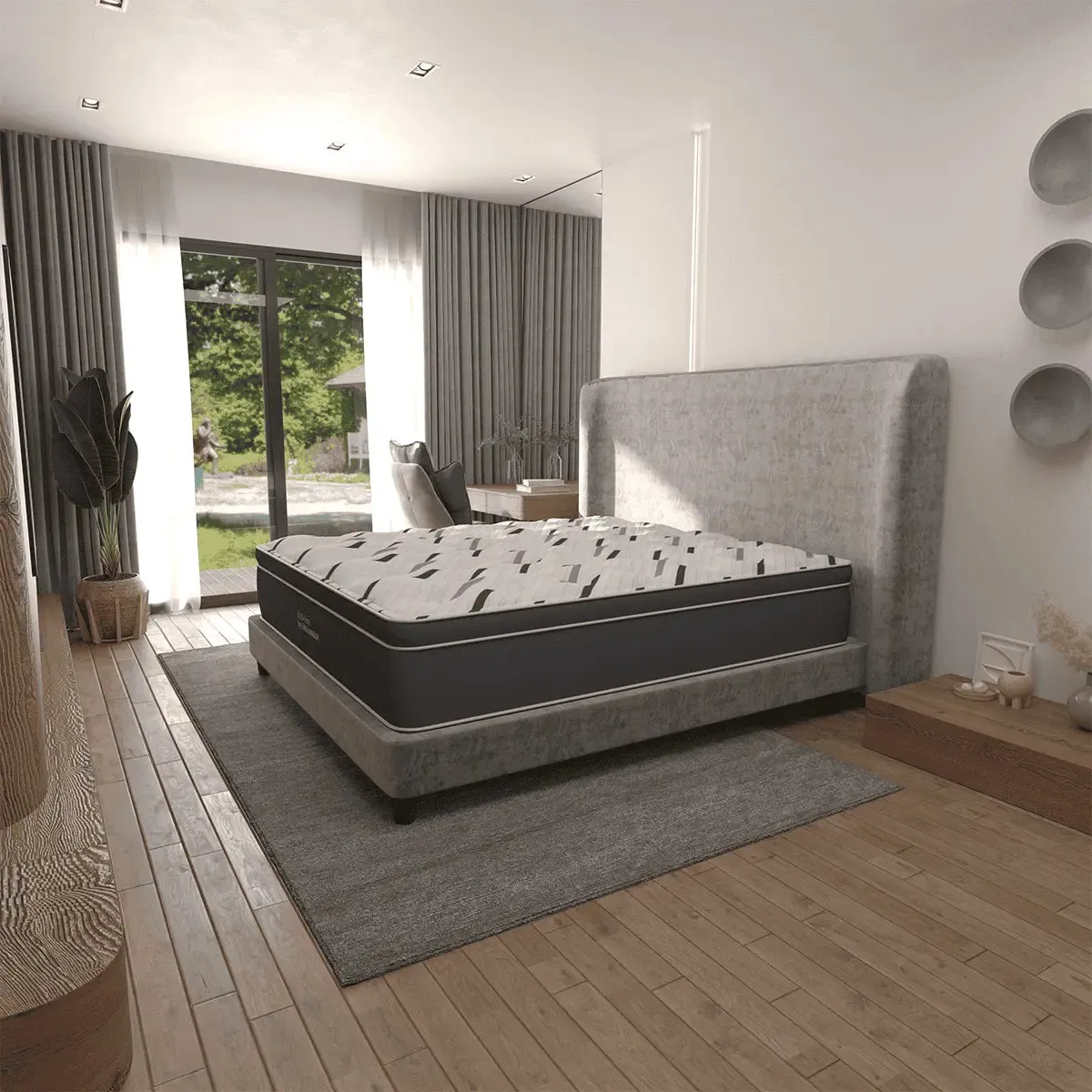 Luxurious Bodiform Gel Euro Top Mattress by Englander - Optimal Comfort and Support