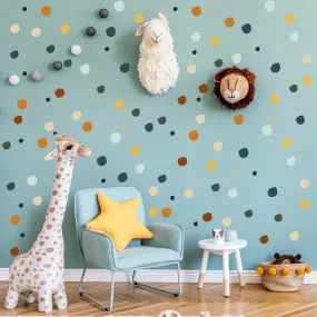 Boho Irregular Dot Wall Sticker Set