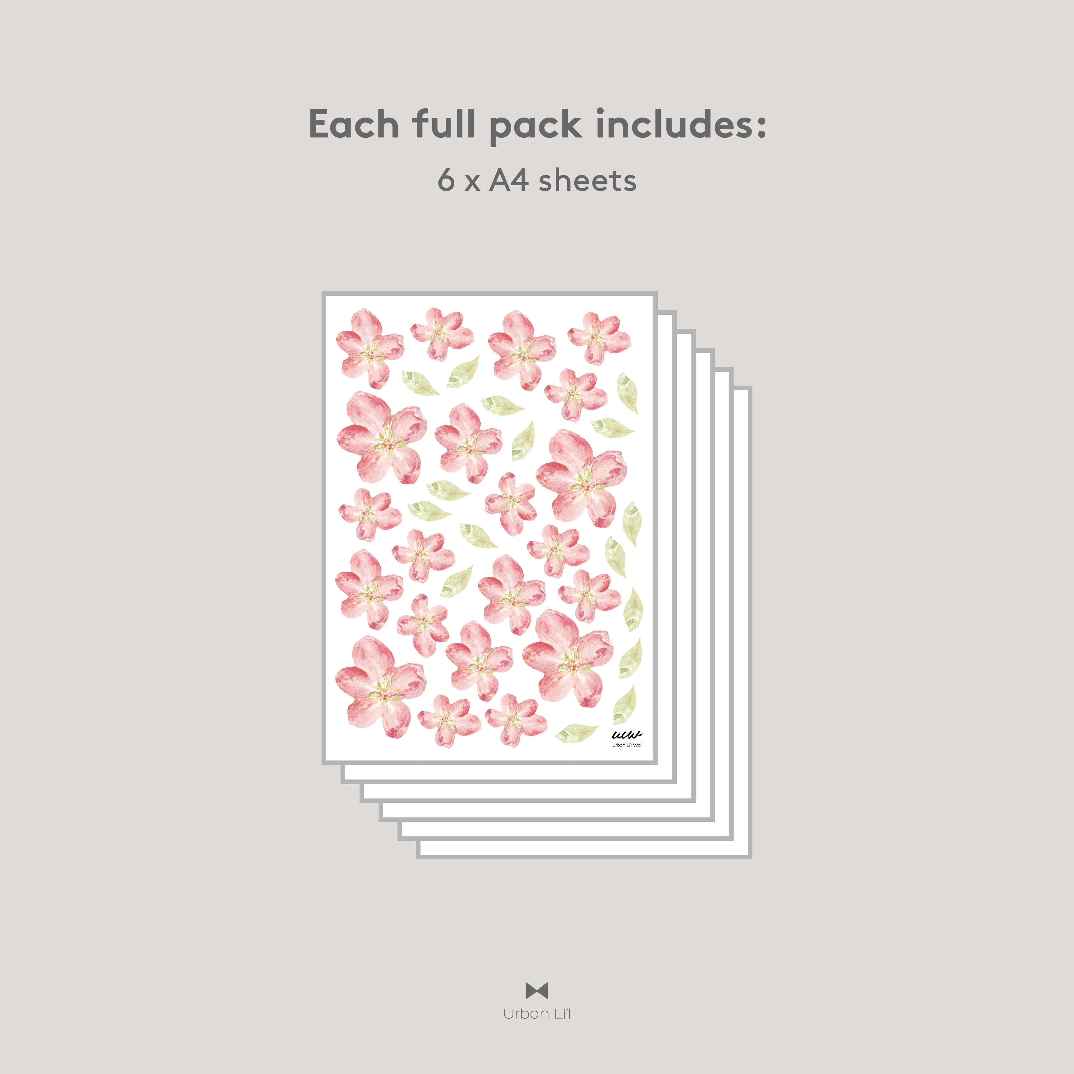 Cherry Blossoms Fabric Decal