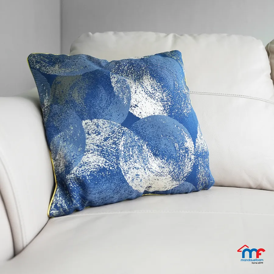 Ciel Sapphire Strokes Throw Pillowcase