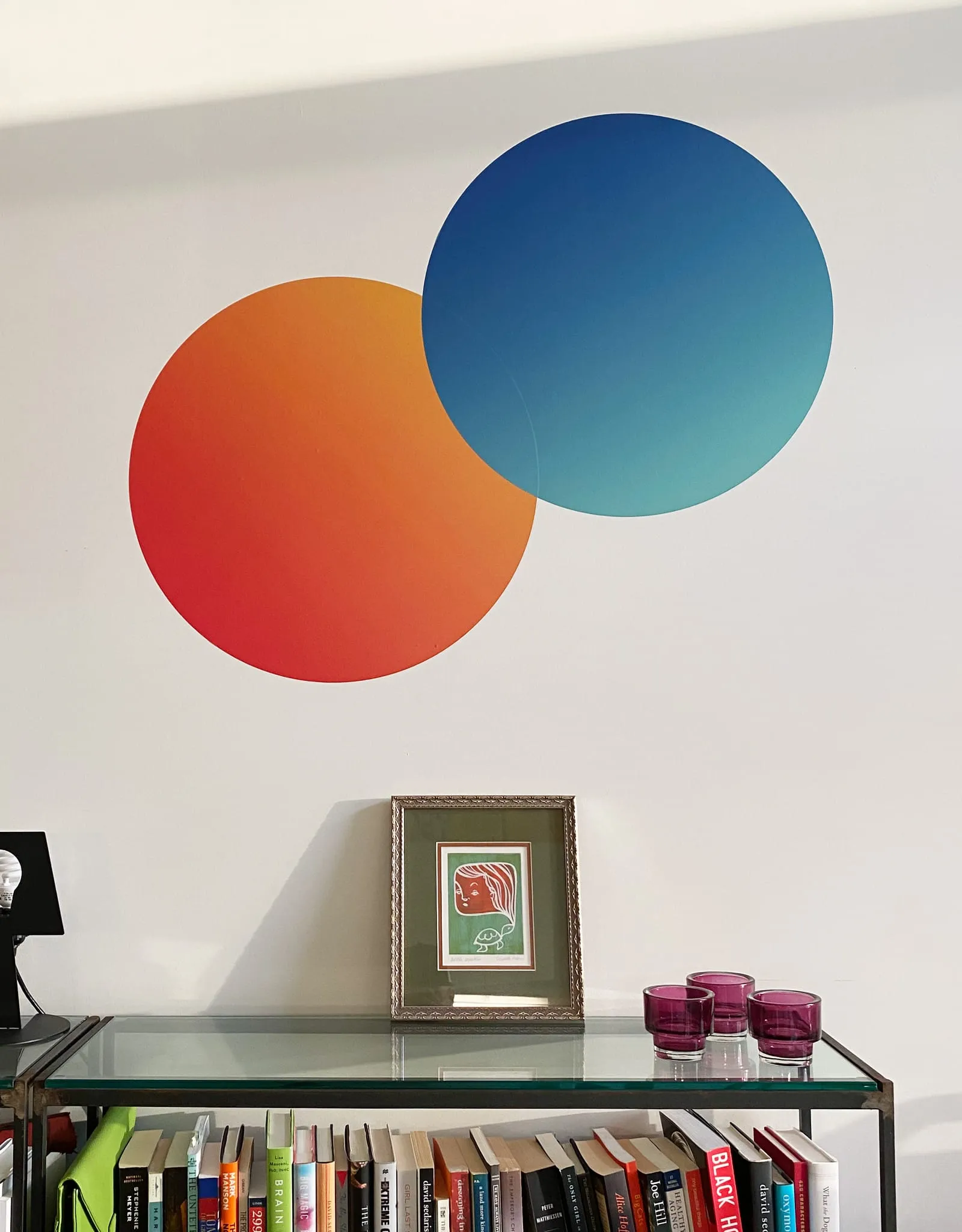 Circle - Orange Gradient Dry Erase