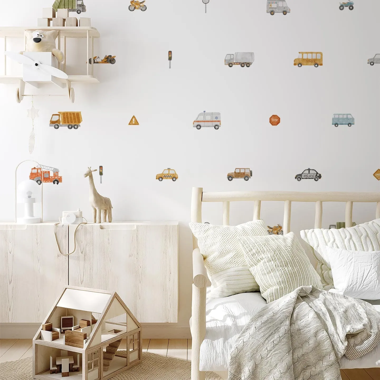 City Car Wall Decal Set