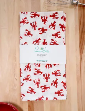 Crawfish Cotton Tea Towel