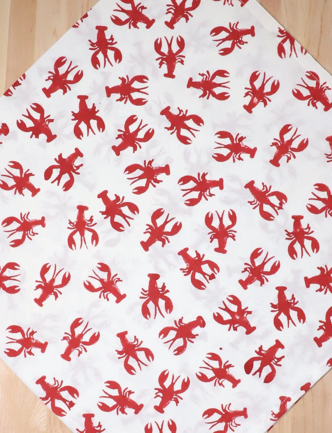 Crawfish Cotton Tea Towel