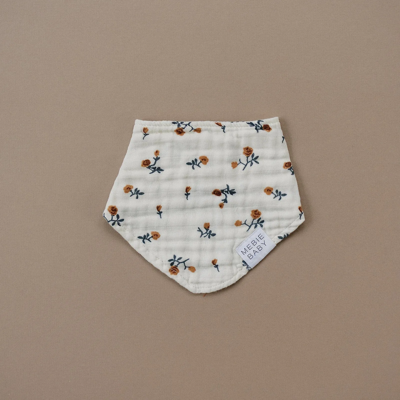 Cream Floral Bib