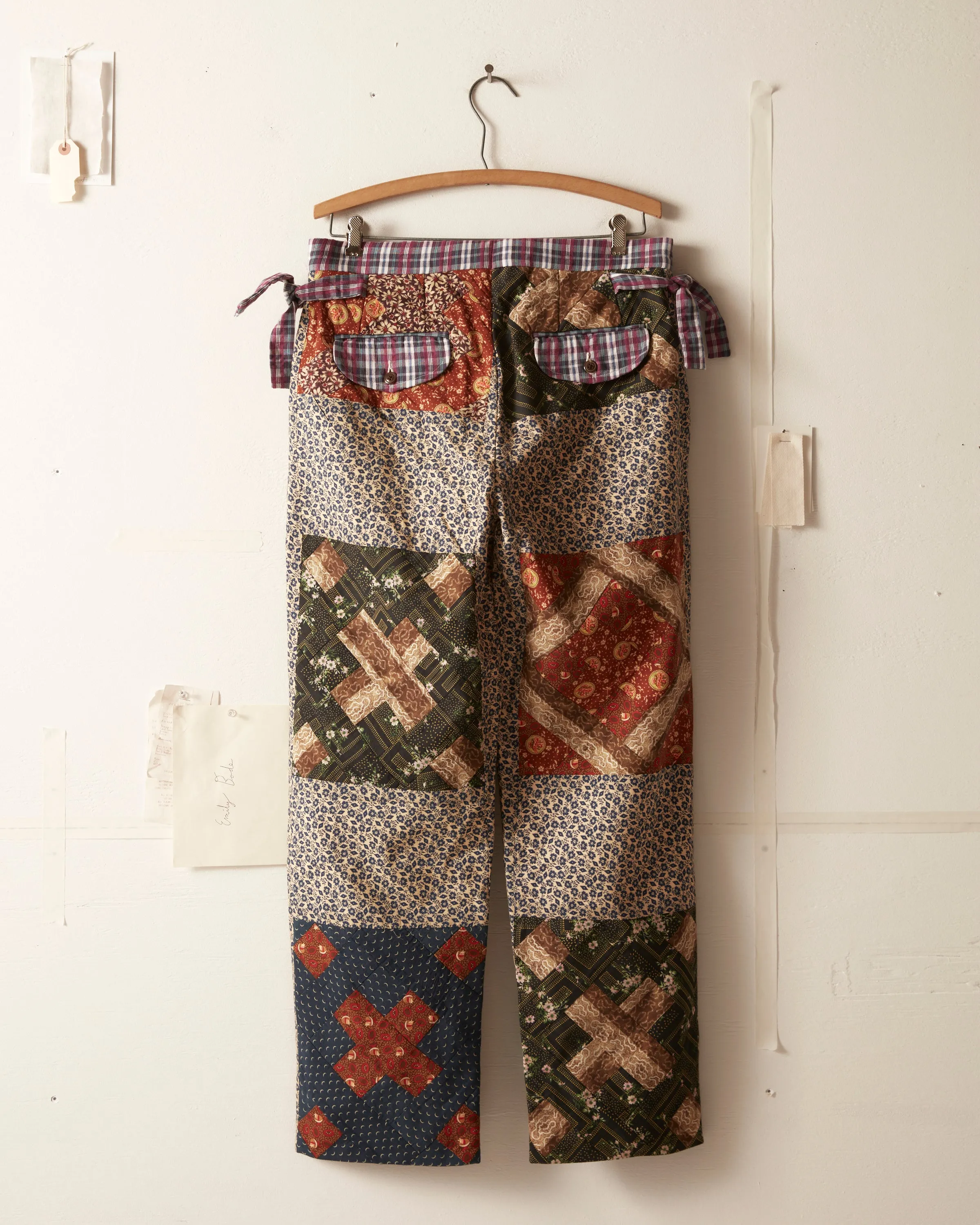 Criss Cross Quilt Trousers