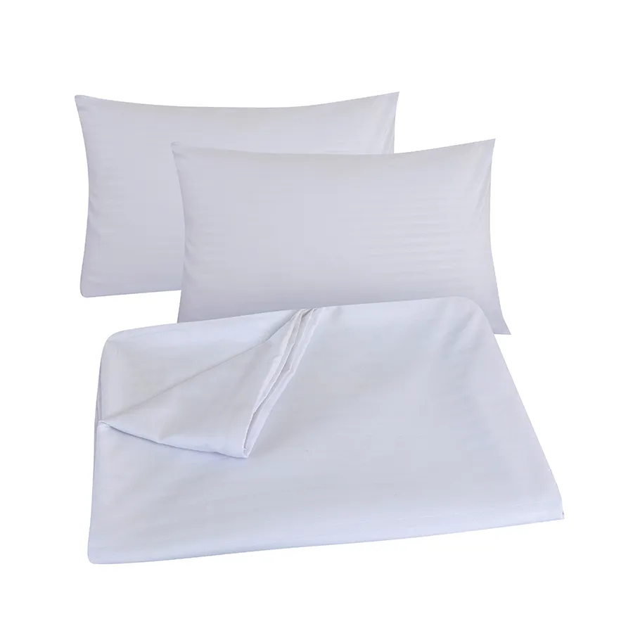 Deluxe White Plain Sheet 3pc Set