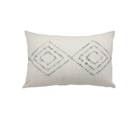 Diamond Print Lumbar Pillow Cover