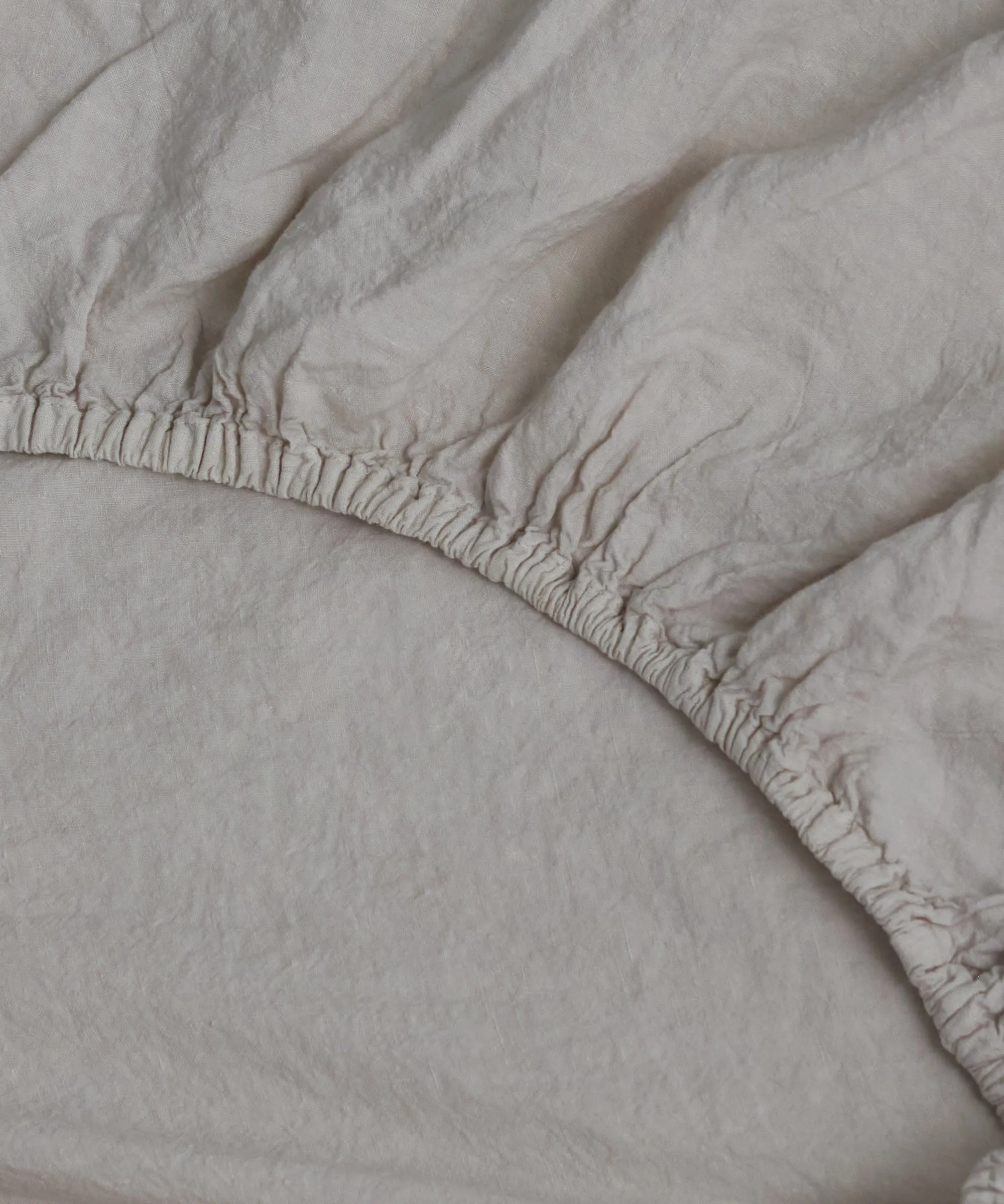 Dusk Linen Fitted Sheet