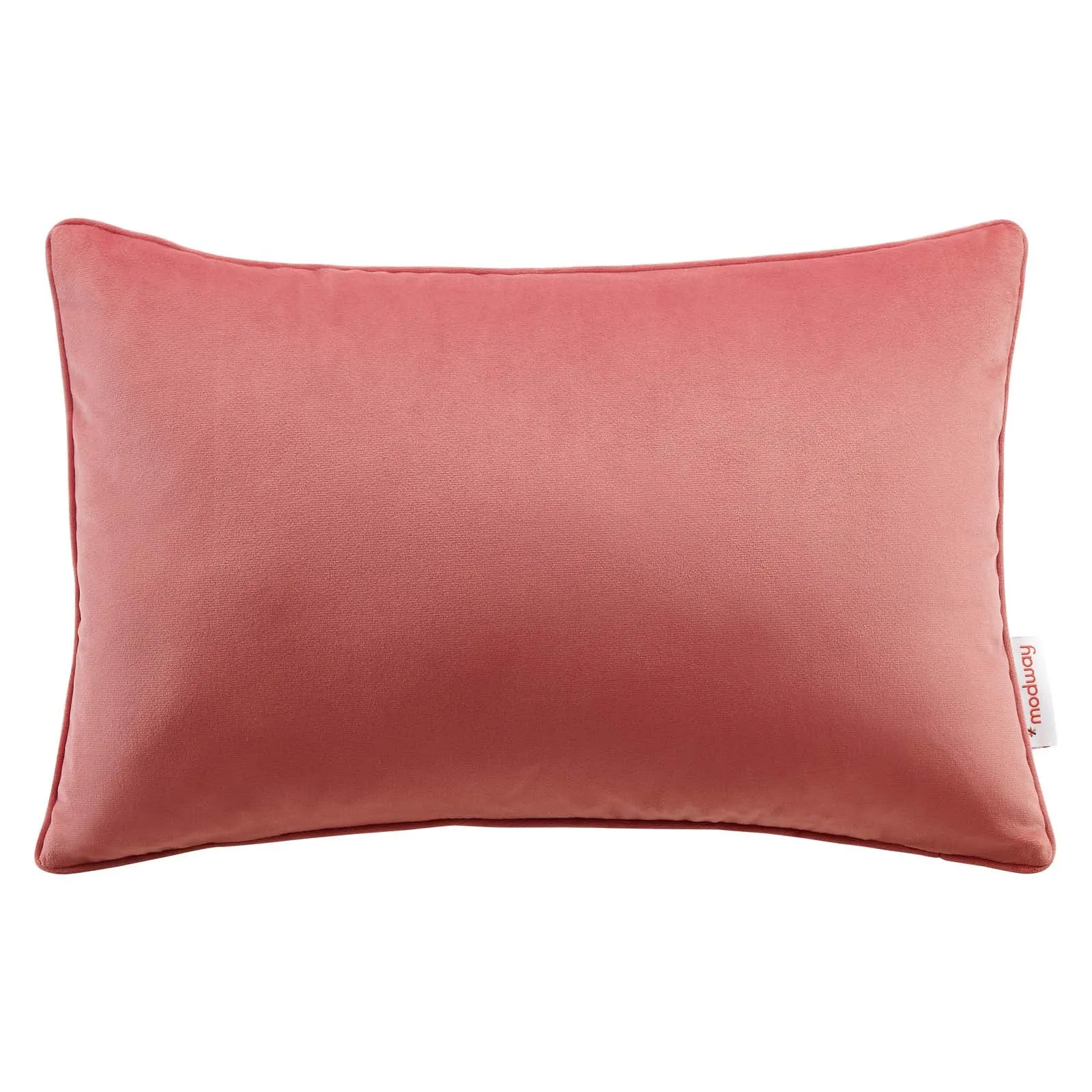 Enhance 18" Lumbar Performance Velvet Throw Pillow