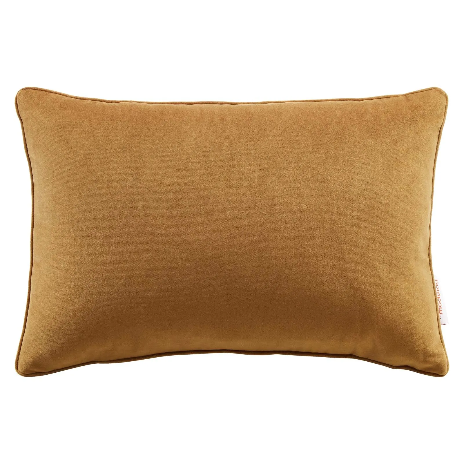 Enhance 18" Lumbar Performance Velvet Throw Pillow