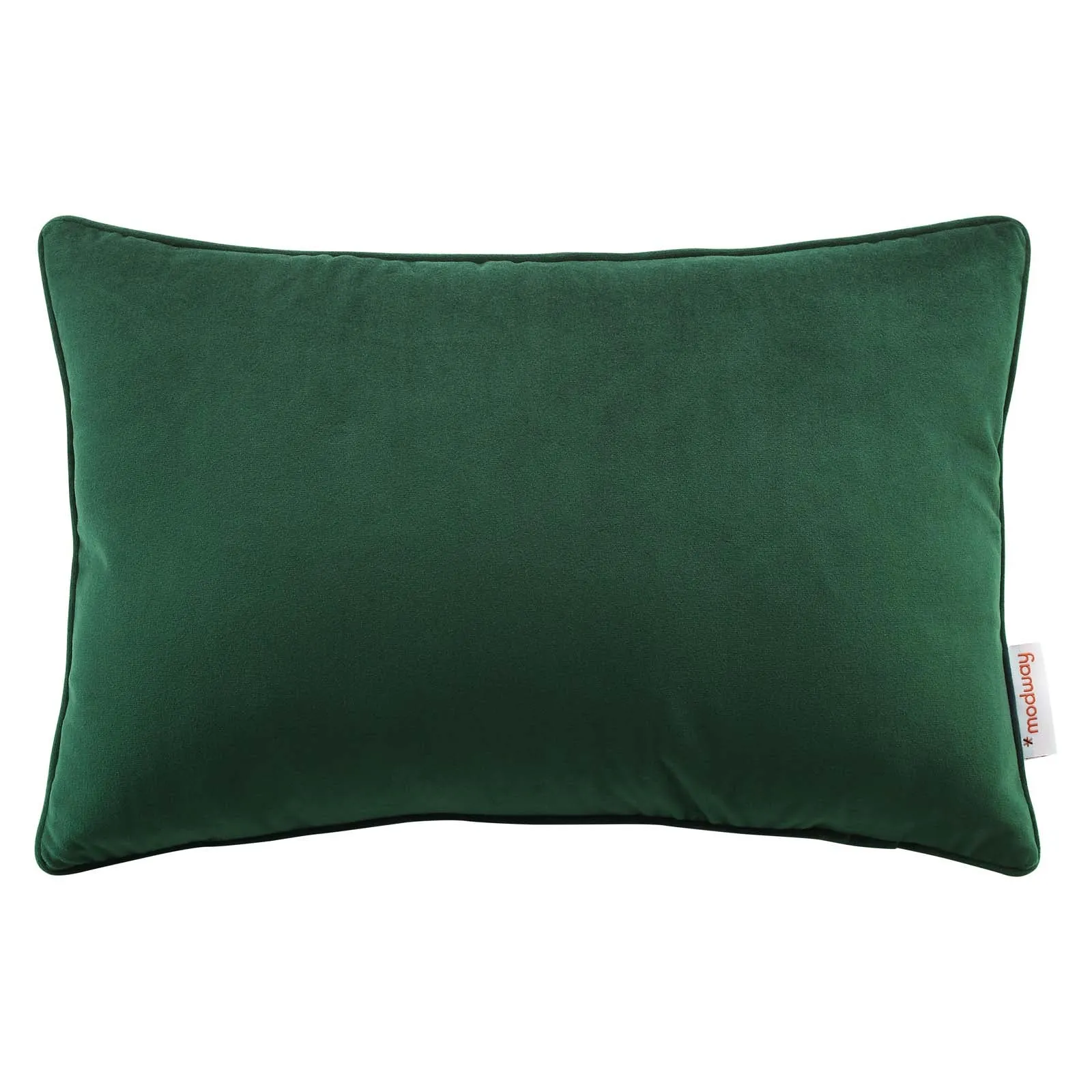 Enhance 18" Lumbar Performance Velvet Throw Pillow