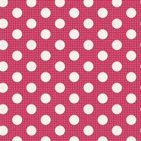 Fabric from Tilda, DOTs Collection, Medium Dots Red 130027