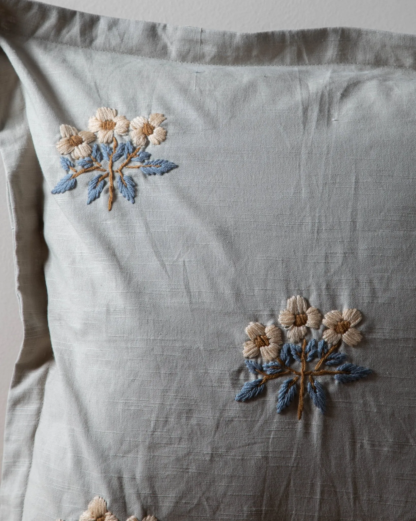 Florence Embroidered Pillow Cover