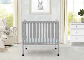 Folding Portable Mini Baby Crib with 1.5-inch Mattress