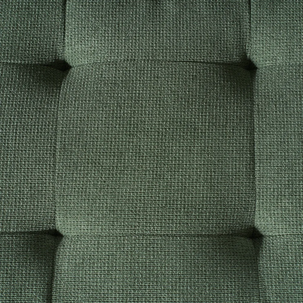 FONDA - Green Fabric Sofabed with Memory Foam Mattress