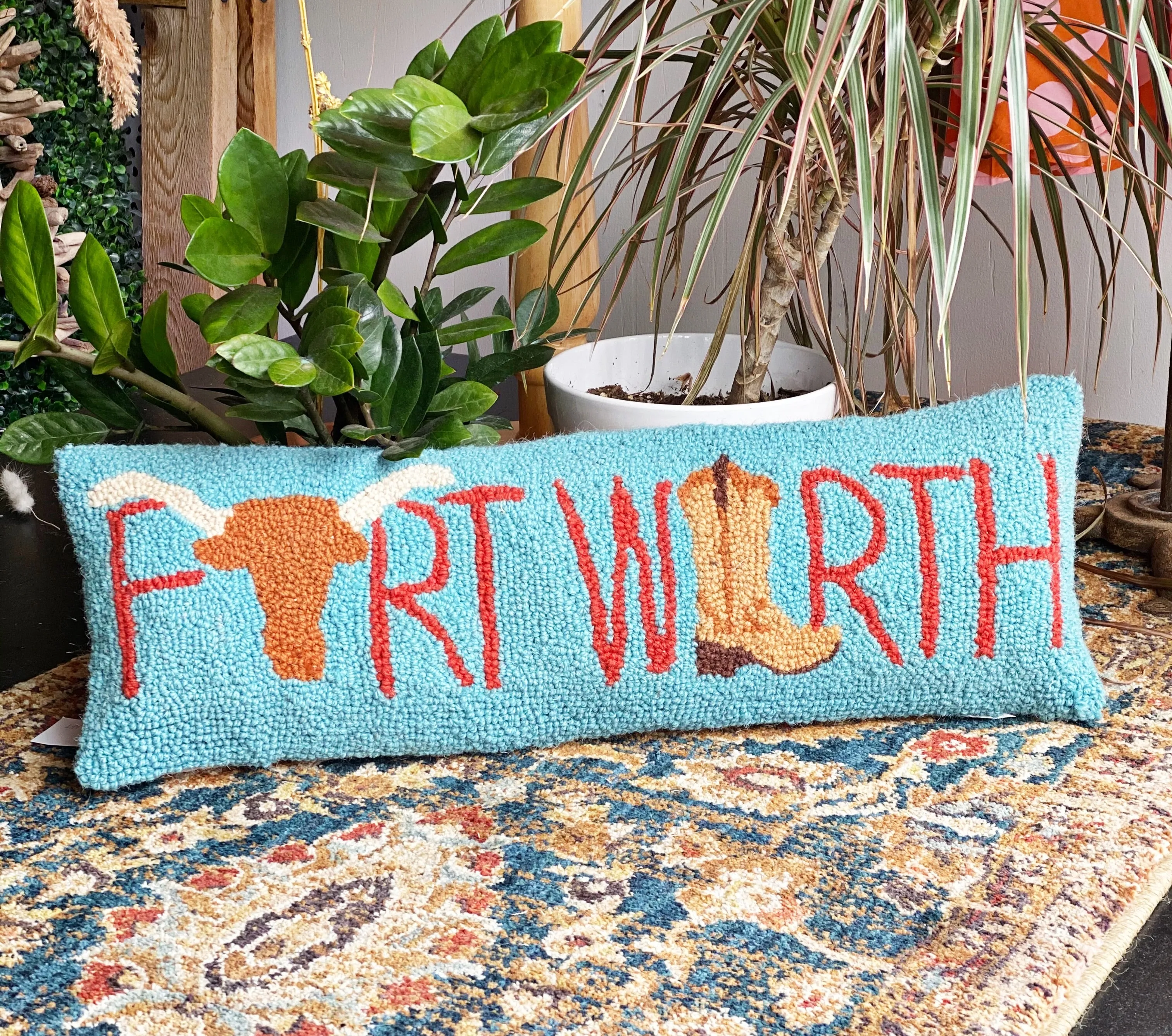 Fort Worth Boot Pillow