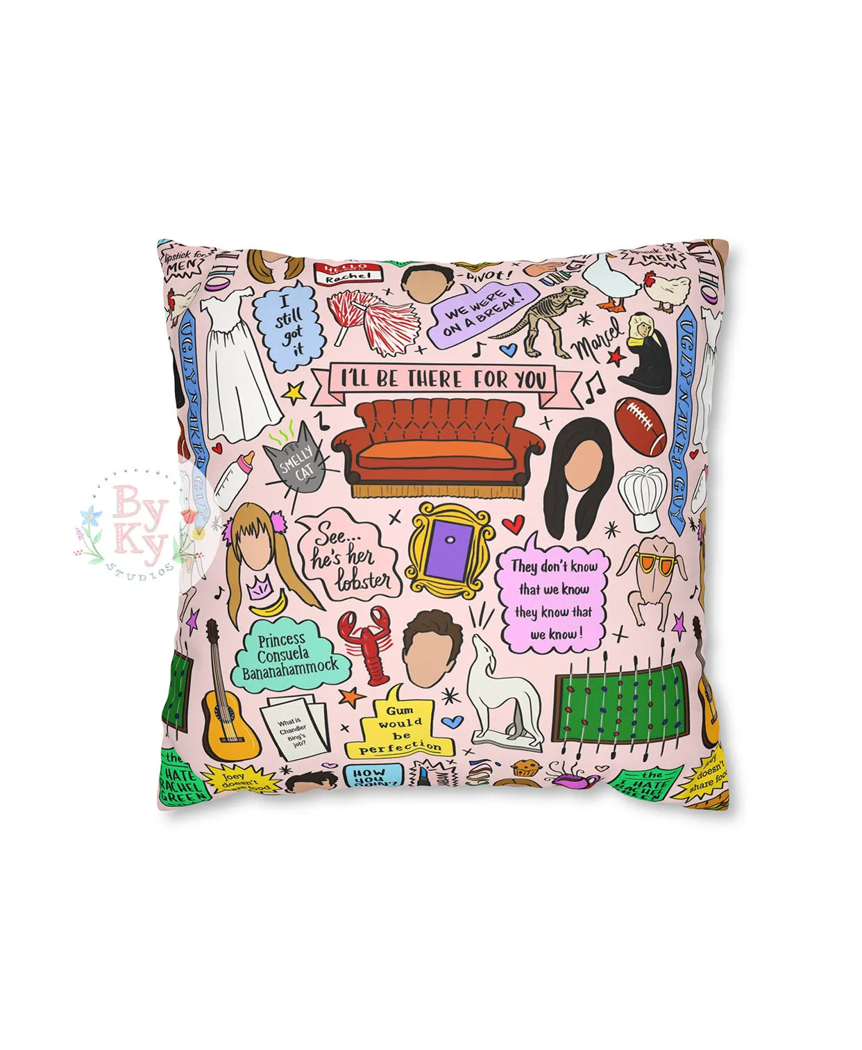 Friends Show Throw Pillow