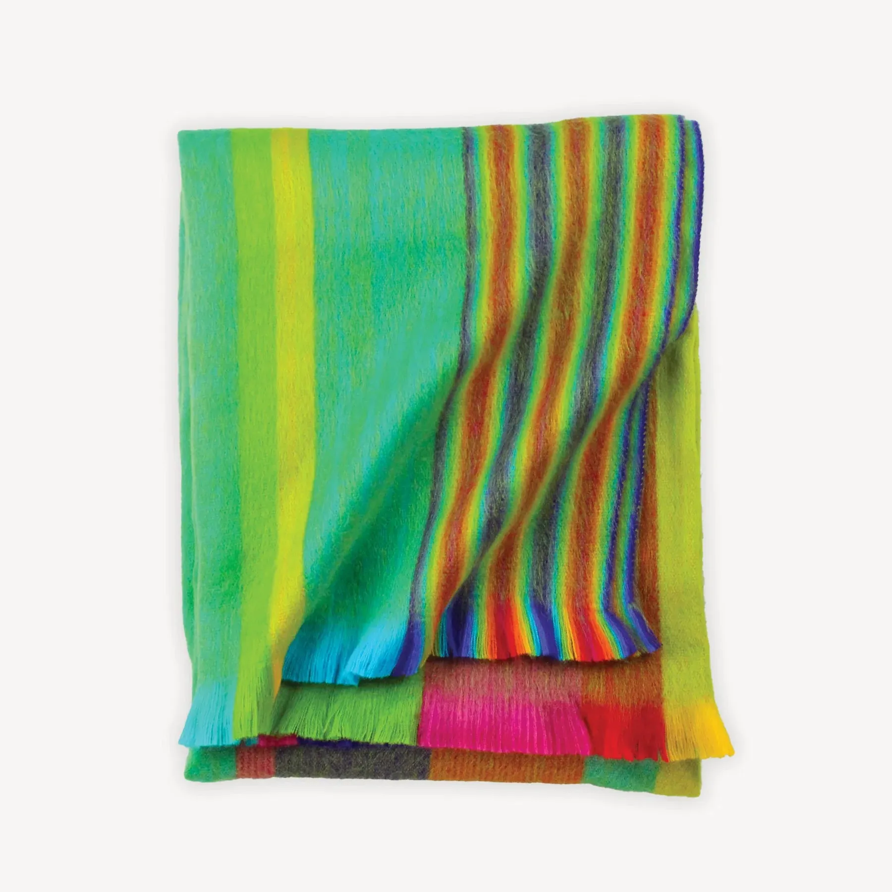 Fringed Caravan Multi Stripe - Throw