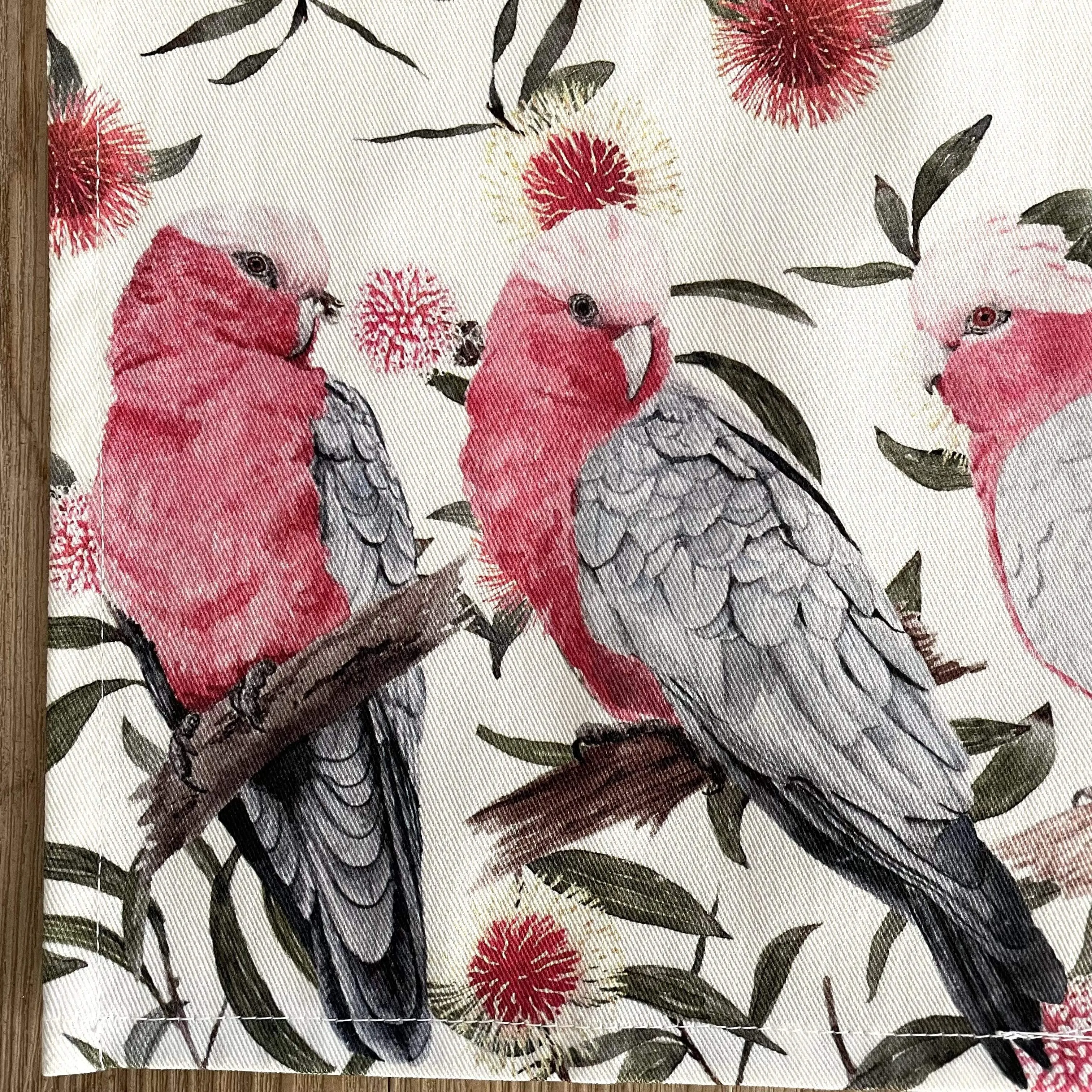 Galah Tea towel