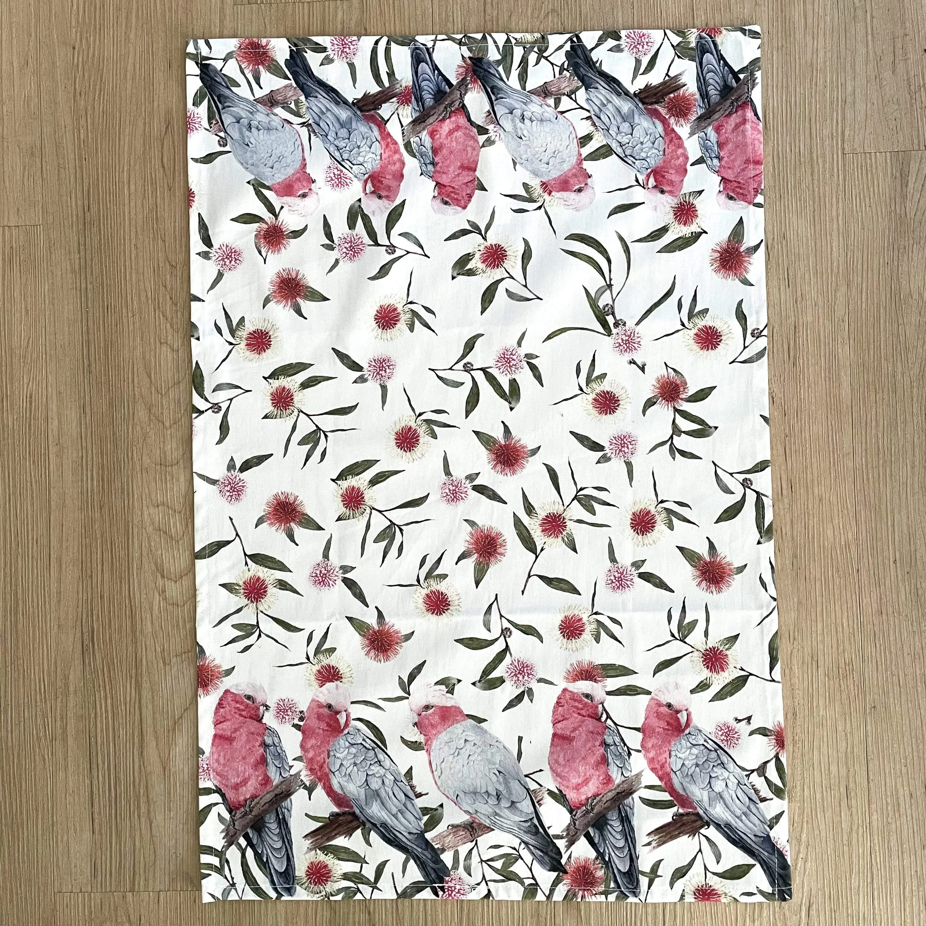 Galah Tea towel