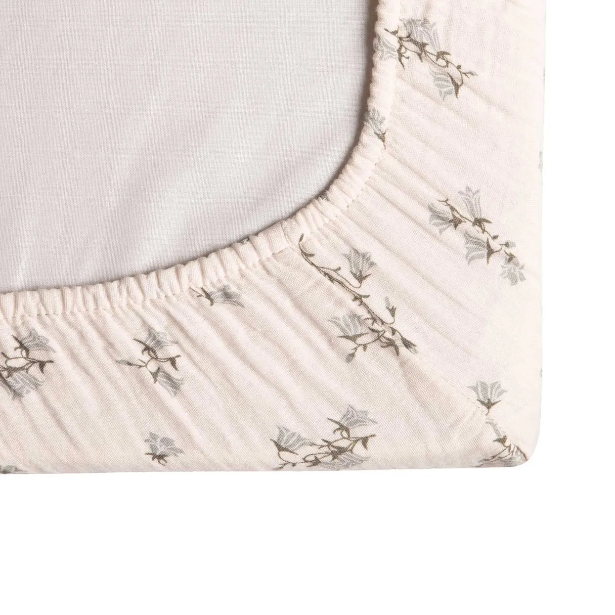 Garbo&Friends Bluebell Muslin Changing Mat Cover/Bassinet Fitted Sheet